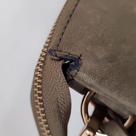 Tan Crossbody Bag with Tassel - Picture 12 of 12